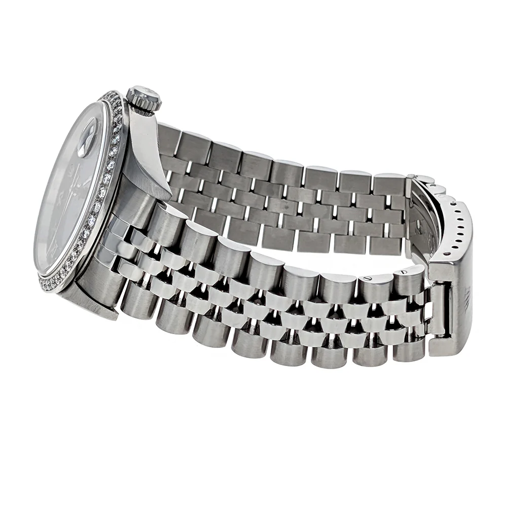 Rolex Datejust 36 Stainless Steel White Gold Diamonds 16220 - Image 5