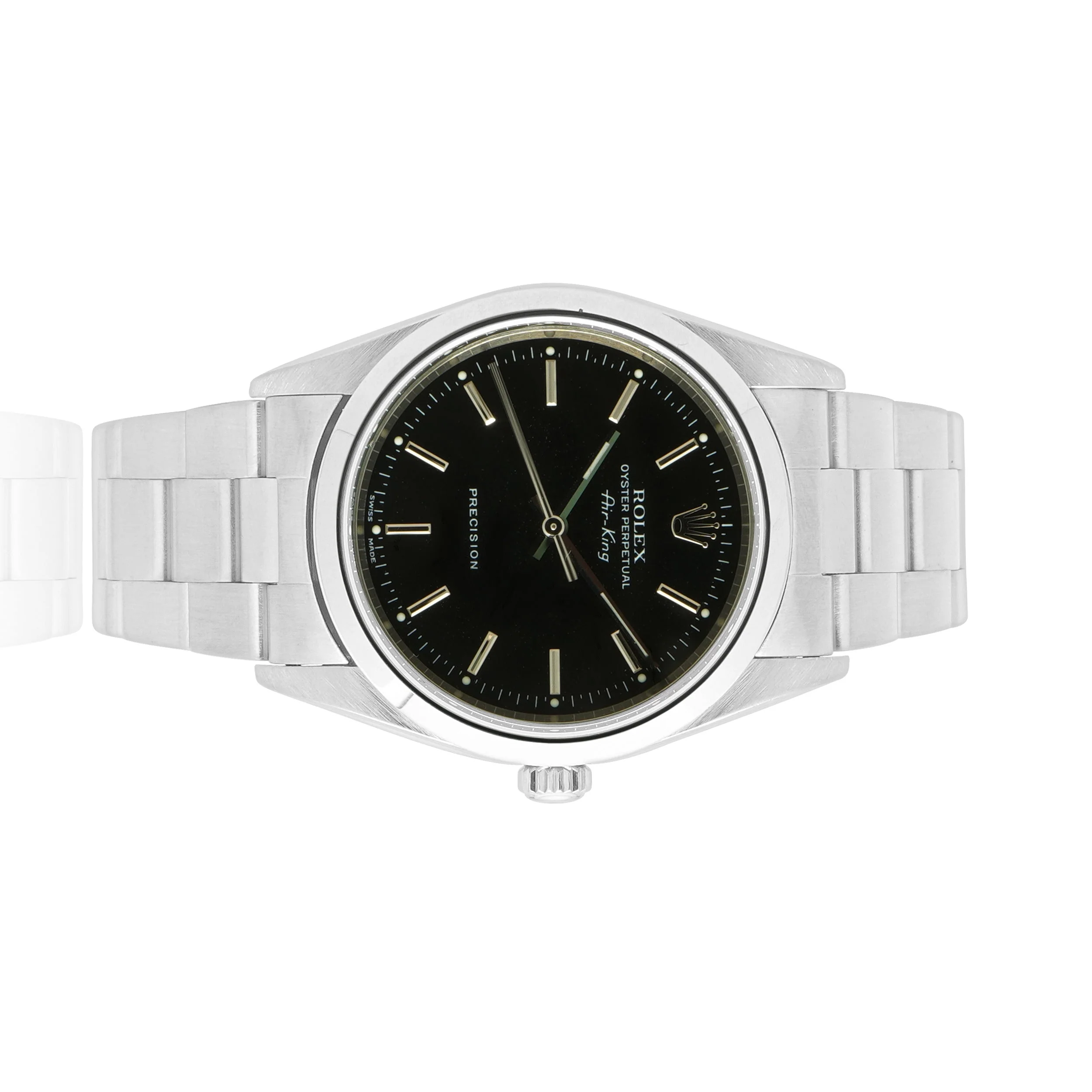 Rolex Stainless Steel Air-King 34mm - Black Index Dial and Smooth Bezel - Image 2