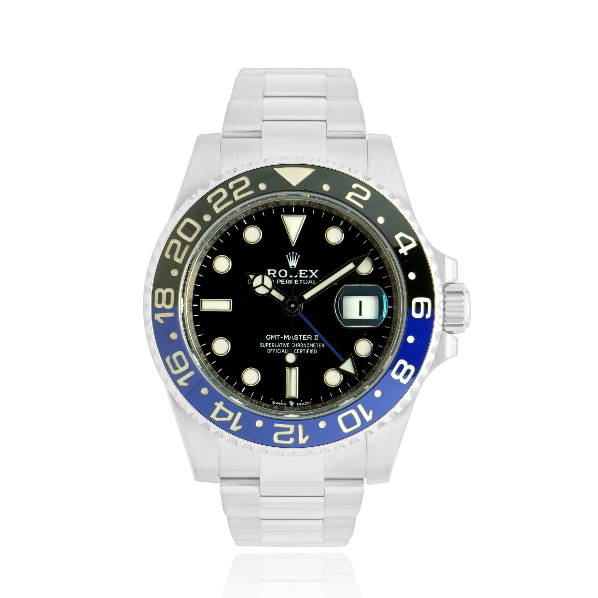 Rolex Stainless Steel GMT-Master II "Batman" 40mm