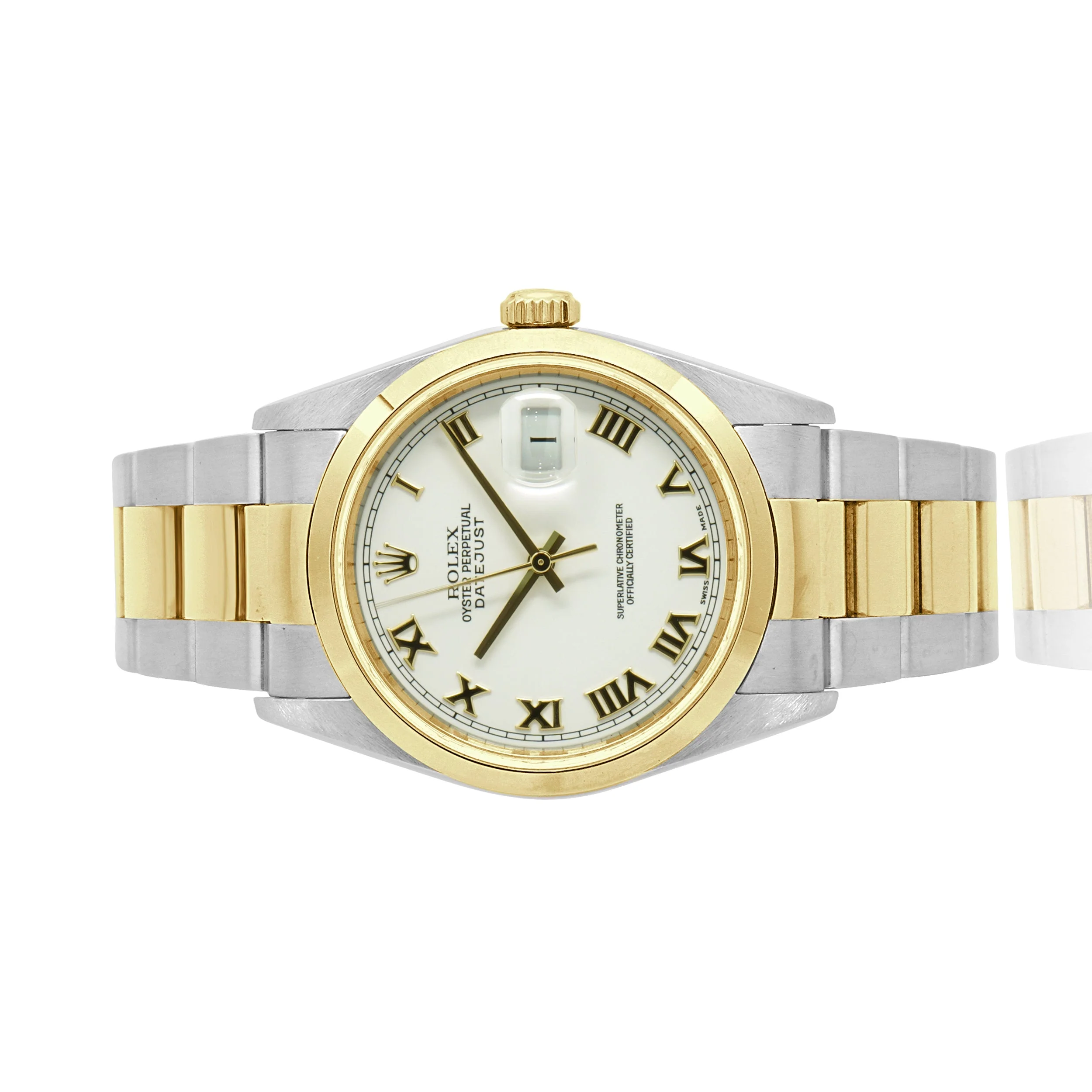 Rolex Two-Tone Stainless Steel and 18 Karat Yellow Gold Datejust 36mm - Image 2