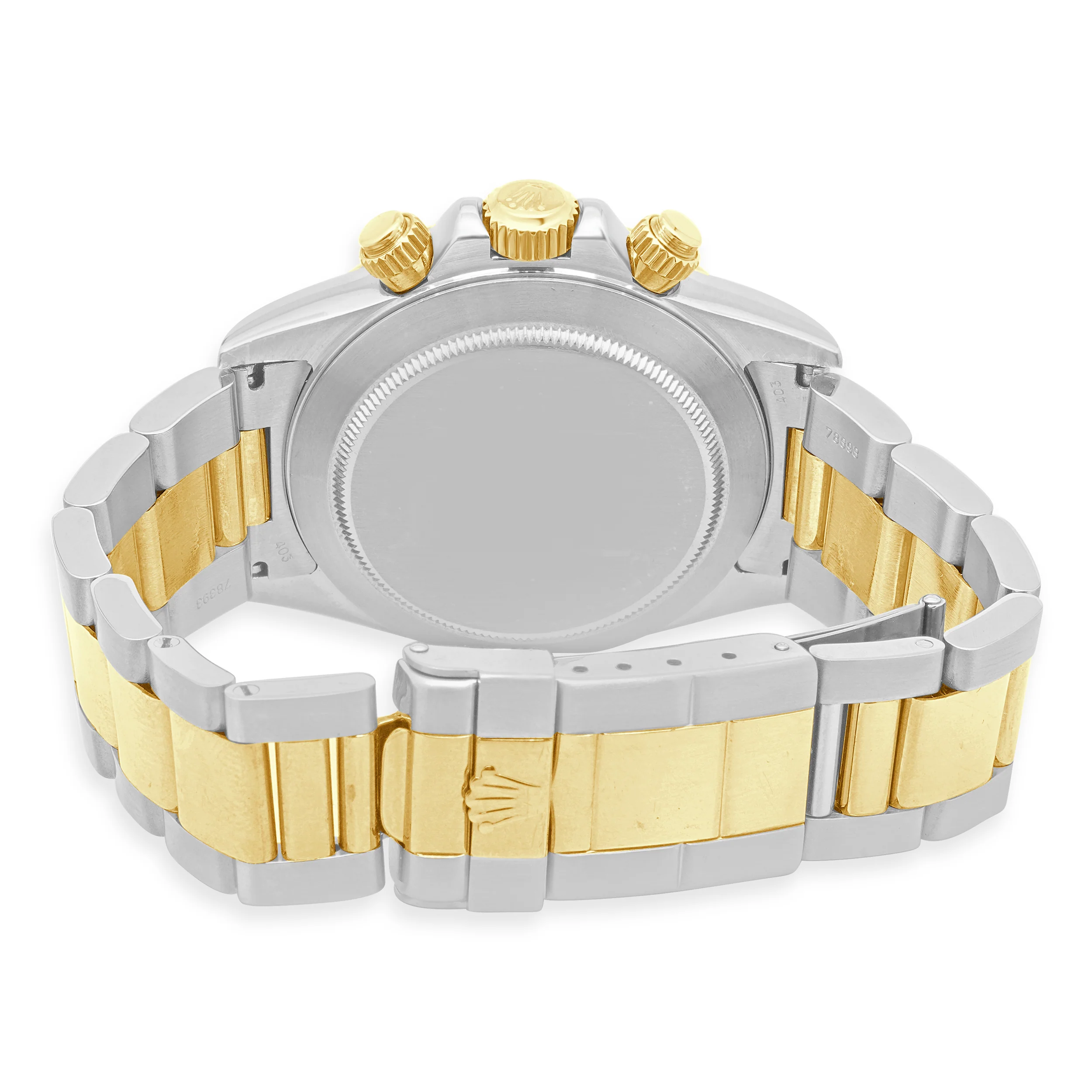 Rolex Two Tone Yellow Gold Daytona 40mm Black Dial - Image 3