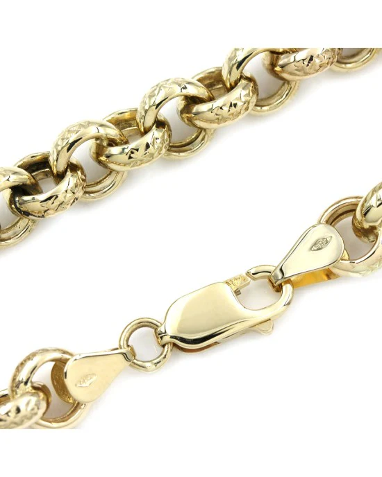 Rolo Chain Bracelet in Gold - Image 2