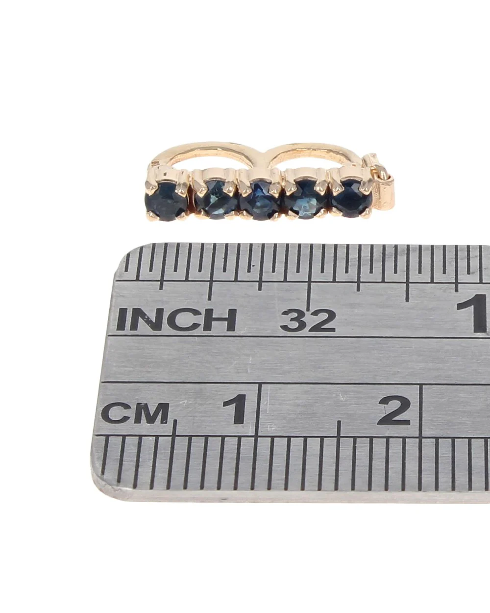 Sapphire Pearl Shortener in Yellow Gold - Image 4