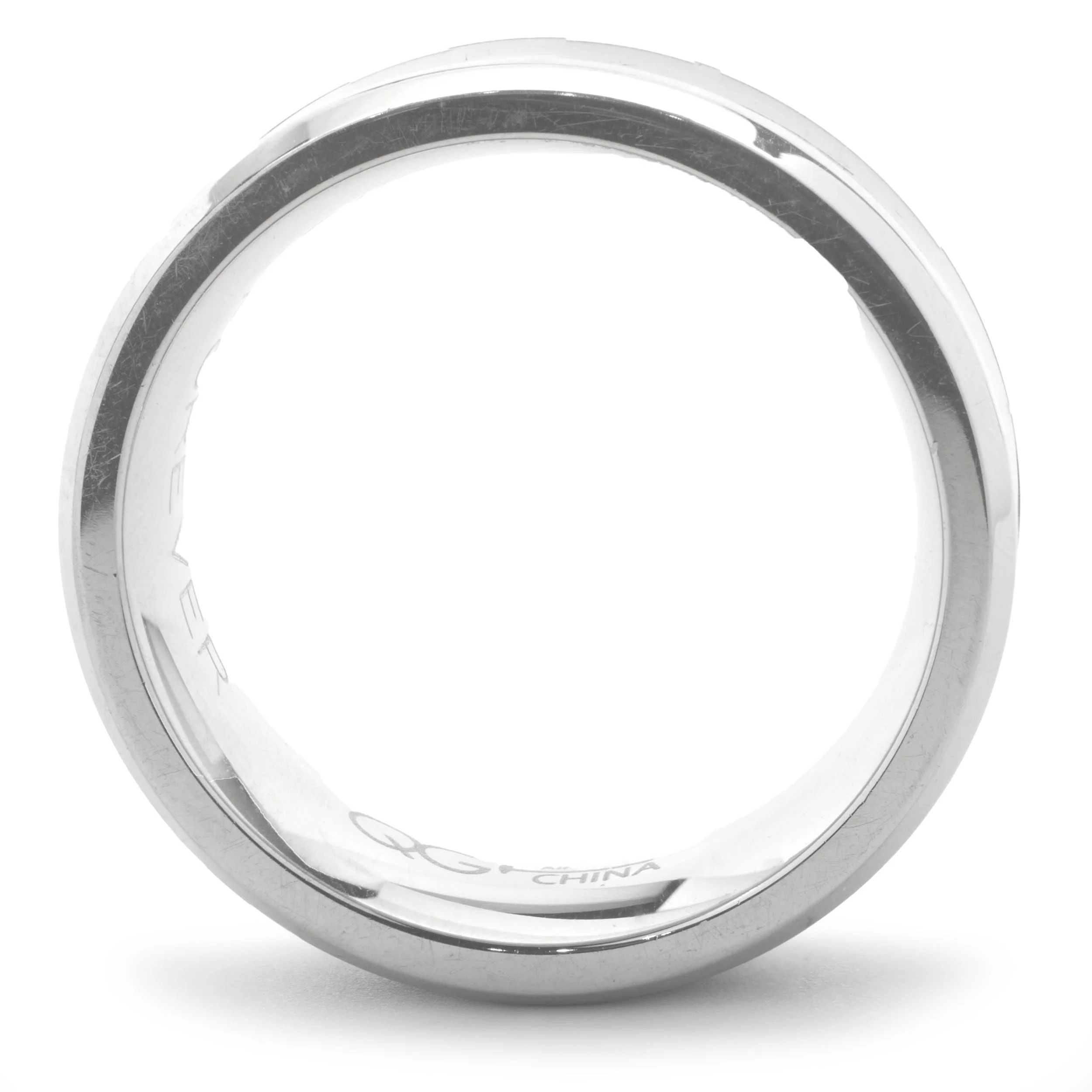 Stainless Steel 8MM Wood Inlay Band - Image 2
