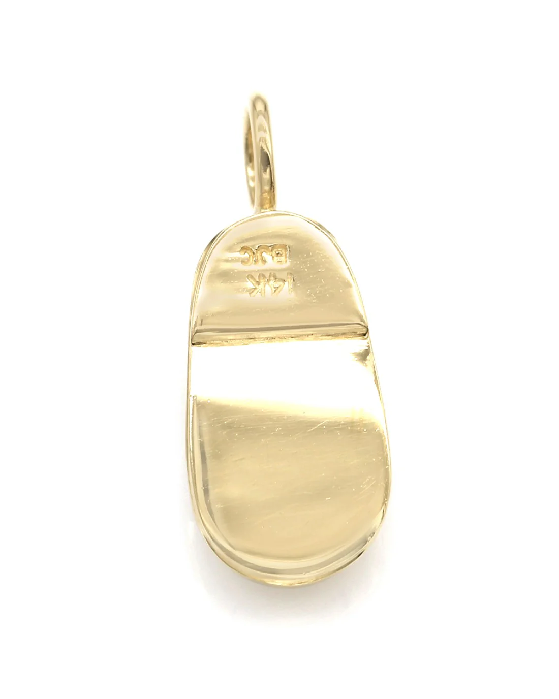 Stars Baby Shoe Pendant in Gold - Image 2