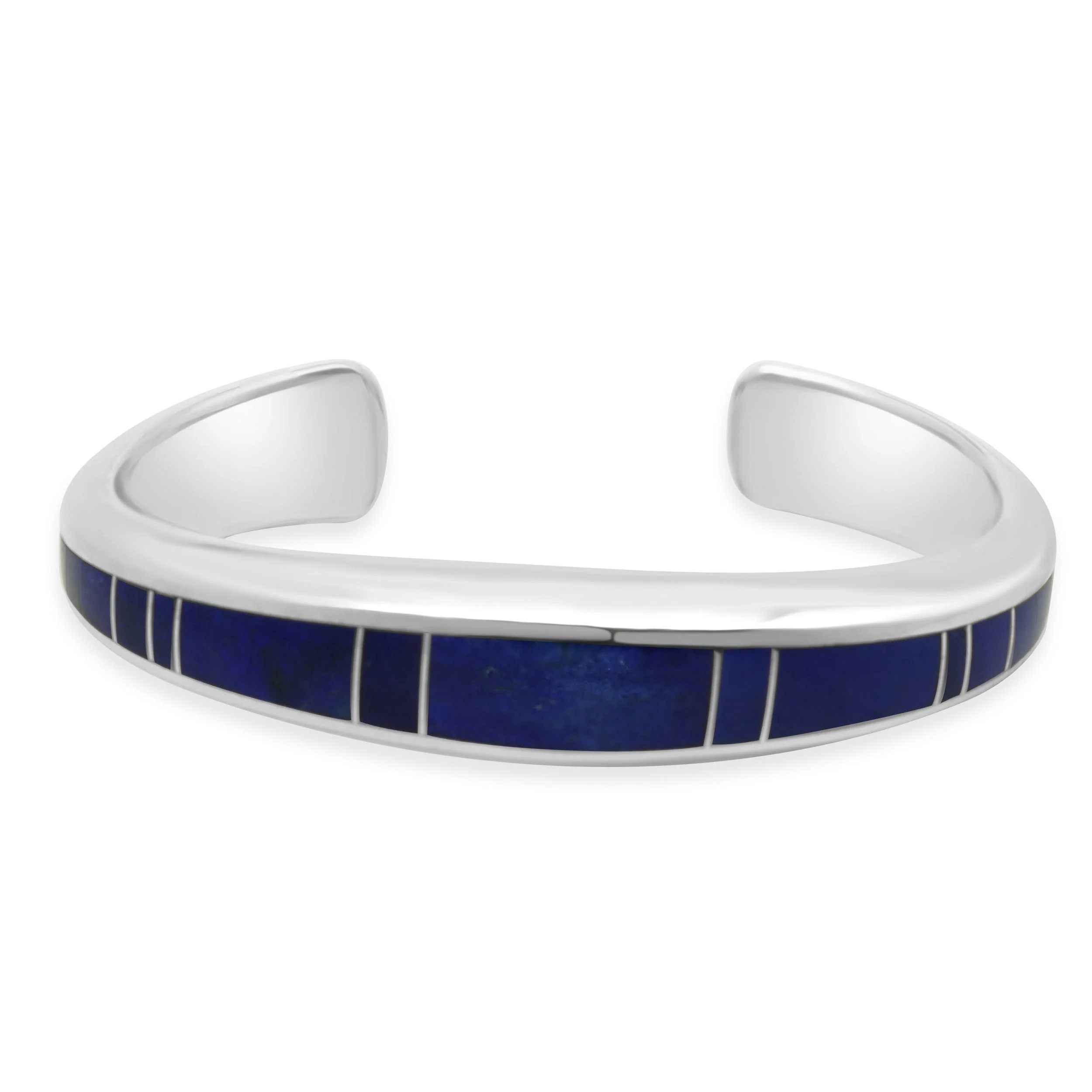 Sterling Silver Lapis Cuff Bracelet