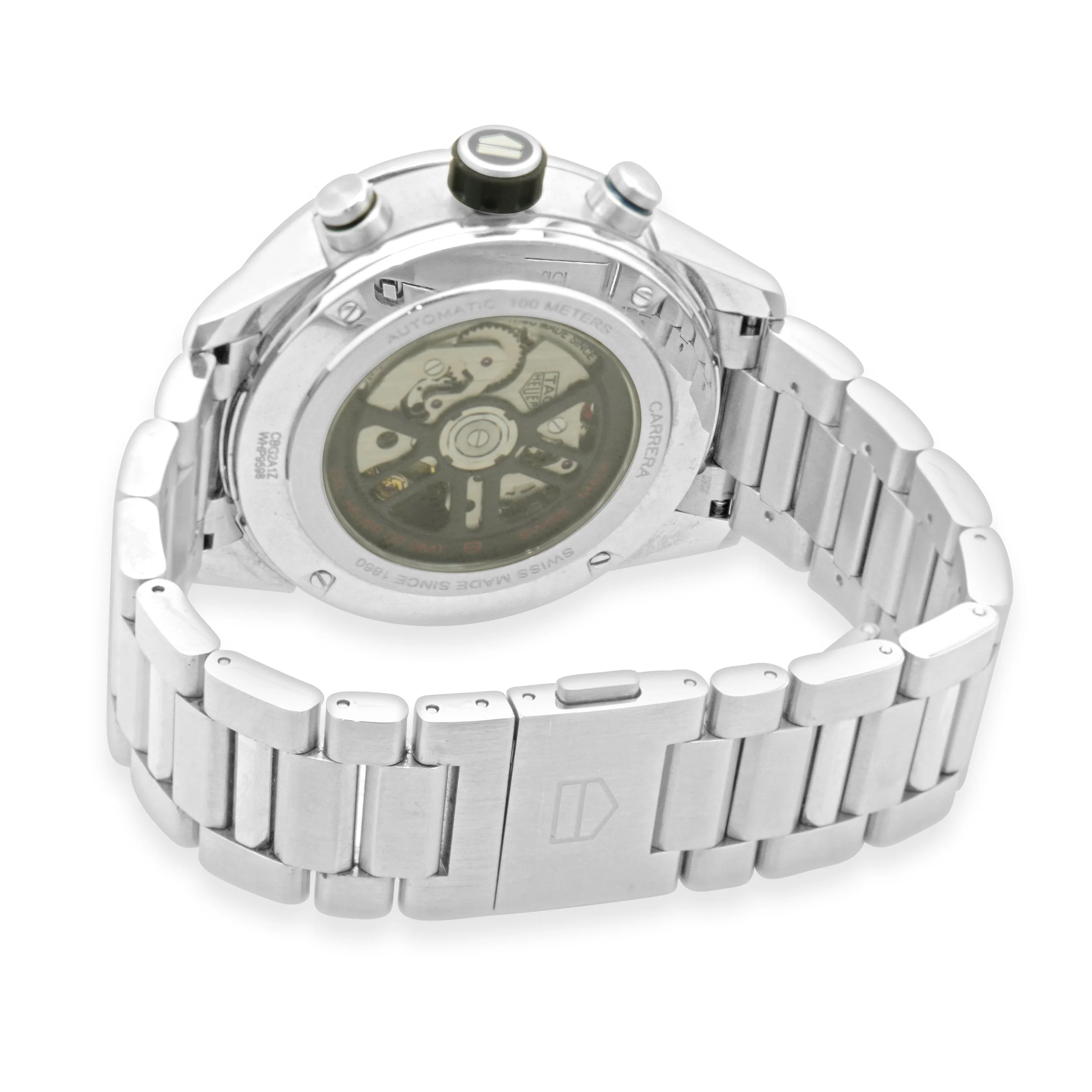 Tag Heuer Stainless Steel Carrera GMT Chronograph - Image 3