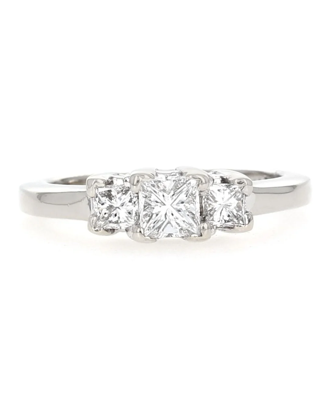 Three Stone Princess Diamond Ring - Image 2