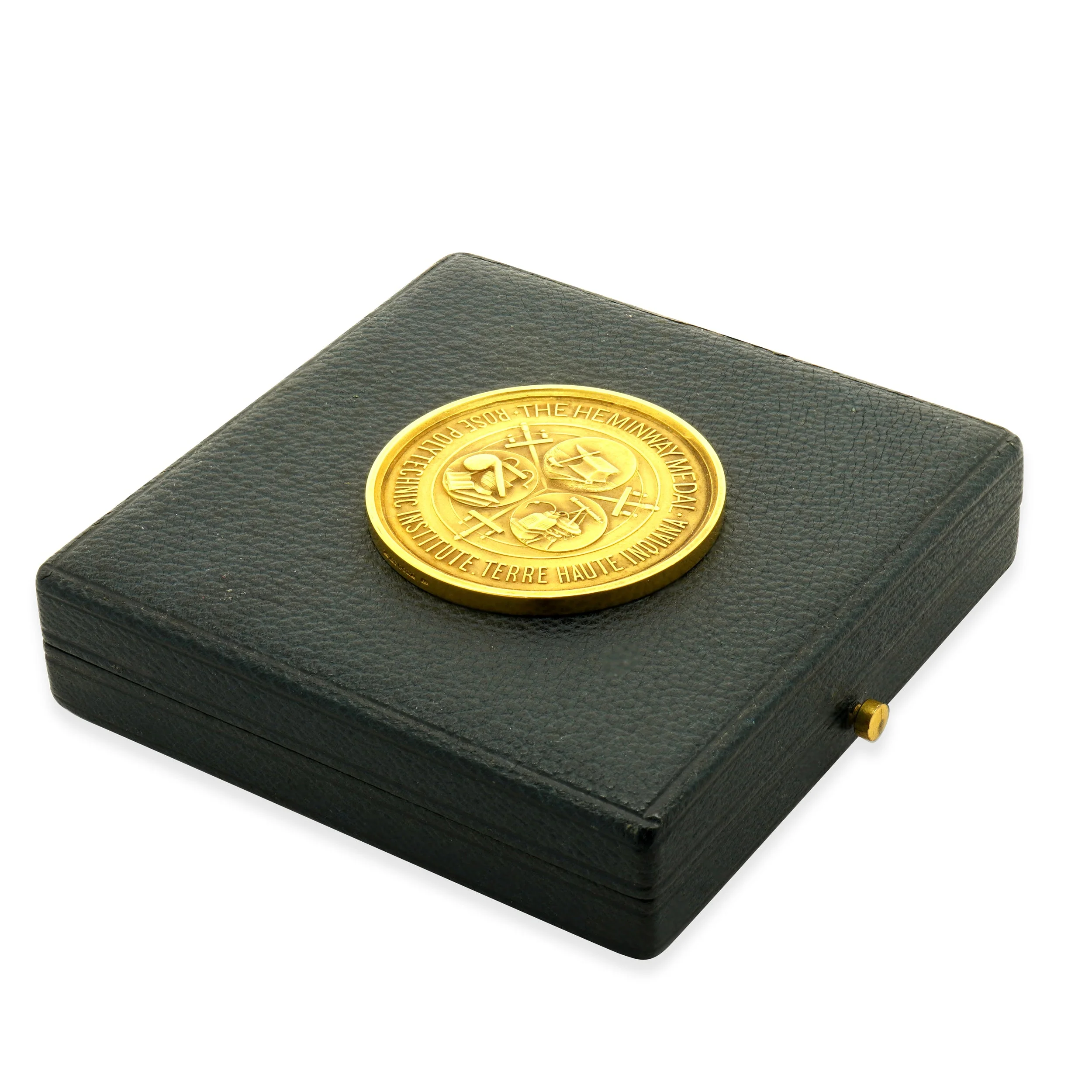 Tiffany & Co. 18 Karat Yellow Gold Heminway Medal Indian 1953